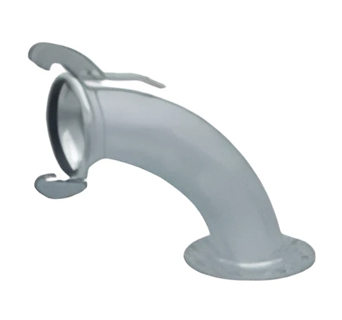 90 Deg. Bend Female & Round Flange